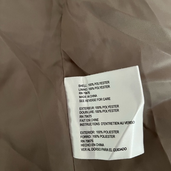 Michael Kors Tan Rain Jacket - Picture 3 of 3